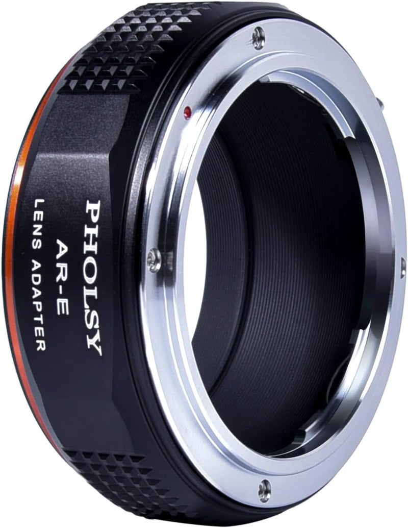 PHOLSY Lens Mount Adapter Compatible with Konica AR Lens to E Mount Camera Body Compatible with Sony a1 a9ii a7S iii/ii a7R v/iv/iii/ii a7C a7 iv/iii/ii a6600 a6500 a6400 a6300 a6000 ZV-E10 NEX etc. - Image 5